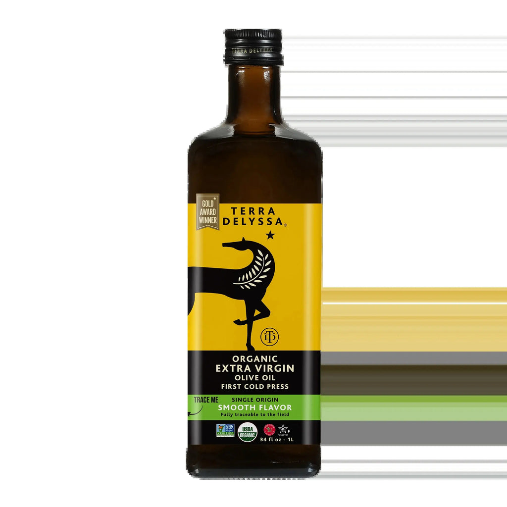 Organic Extra Virgin Olive Oil, 34 Fl. Oz. Glass