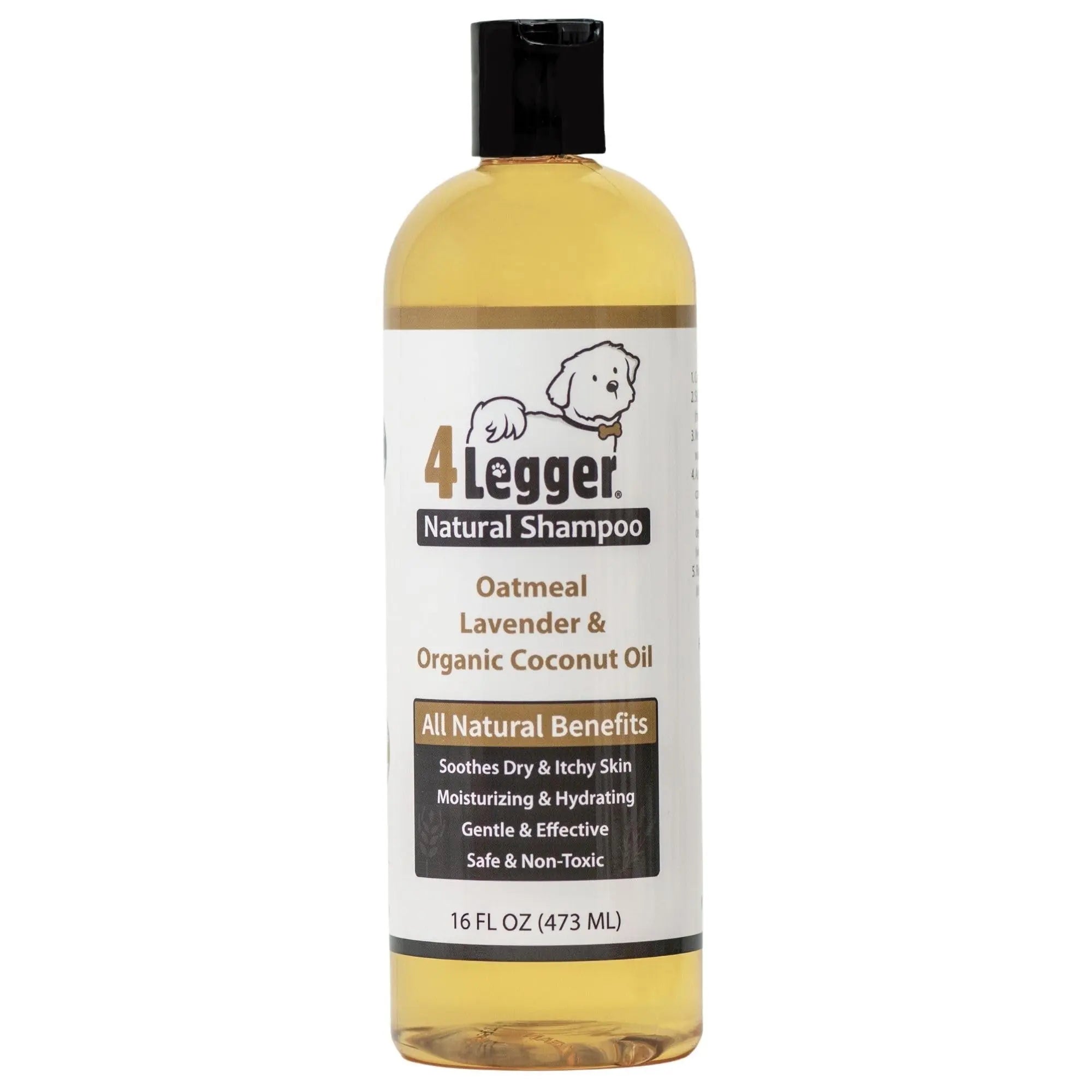Organic Dog Shampoo USDA Certified Organic, All Natural Hypoallergenic Dog Shampoo with Oatmeal, Lavender, and Coconut O
