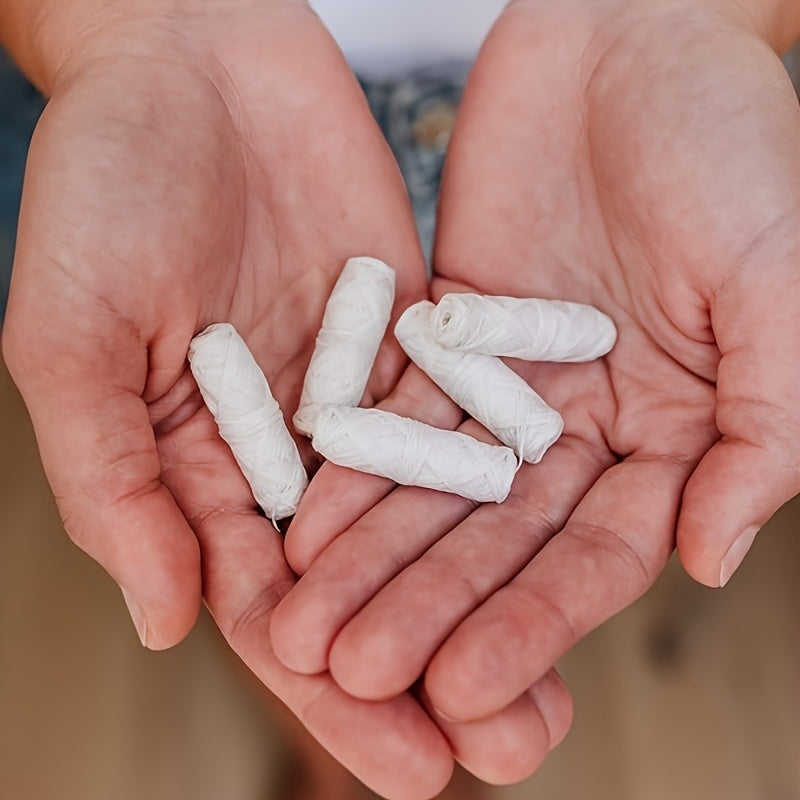 10PCS Ultra-clear Mint Corn Starch Floss Bamboo Charcoal Floss (with 1 Zero Waste Glass Bottle) 10PCS Corn Starch Floss Bamboo Charcoal Floss Replacement, Effectively Removes Plaque, Protects Teeth and Gums, Anti-tear, Thorou Chef's Market