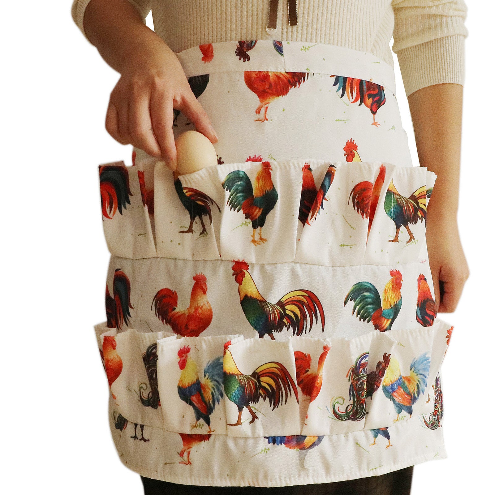 Aprons for Collecting Eggs from Chickens, Ducks, And Geese on The Farm, Suitable for Kitchen And Garden Use. Chef's Market