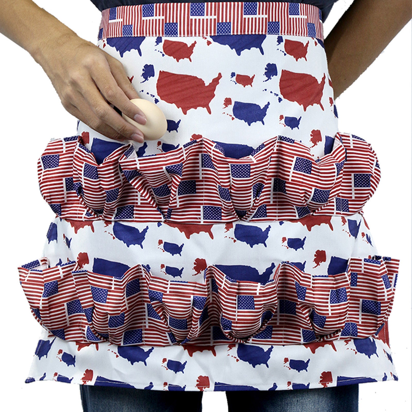 Aprons for Collecting Eggs from Chickens, Ducks, And Geese on The Farm, Suitable for Kitchen And Garden Use. Chef's Market