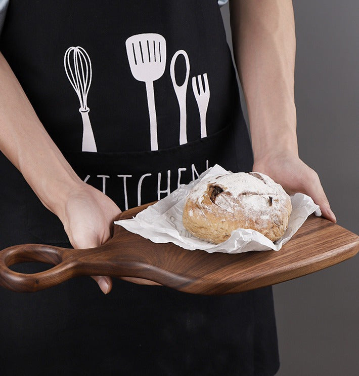 Set of 2 Walnut Wood Cutting Boards - Premium Handcrafted Kitchen Chopping Boards for Food Prep, Eco-Friendly, Food-Safe Log Material, Ideal for Couples & Home Chefs Chef's Market