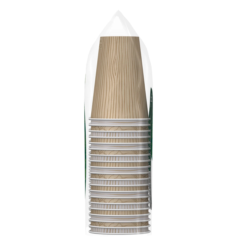 Ecosmart Disposable Paper Cups, 16 Oz, Multi-Color, 40 Count