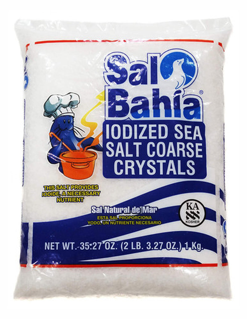 Coarse Kosher Culinary Salt with Iodine 35.27 Ounce Pack of 1