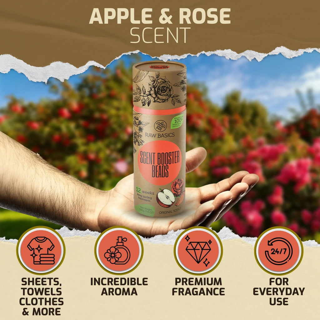 Laundry Scent Boosters Original Aroma Washer Beads and Deodorizer Supplies Fragrance Essentials for All Fabric Scented Bulk Odor Eliminator and Clothes Refresher Long Lasting Smell Remover