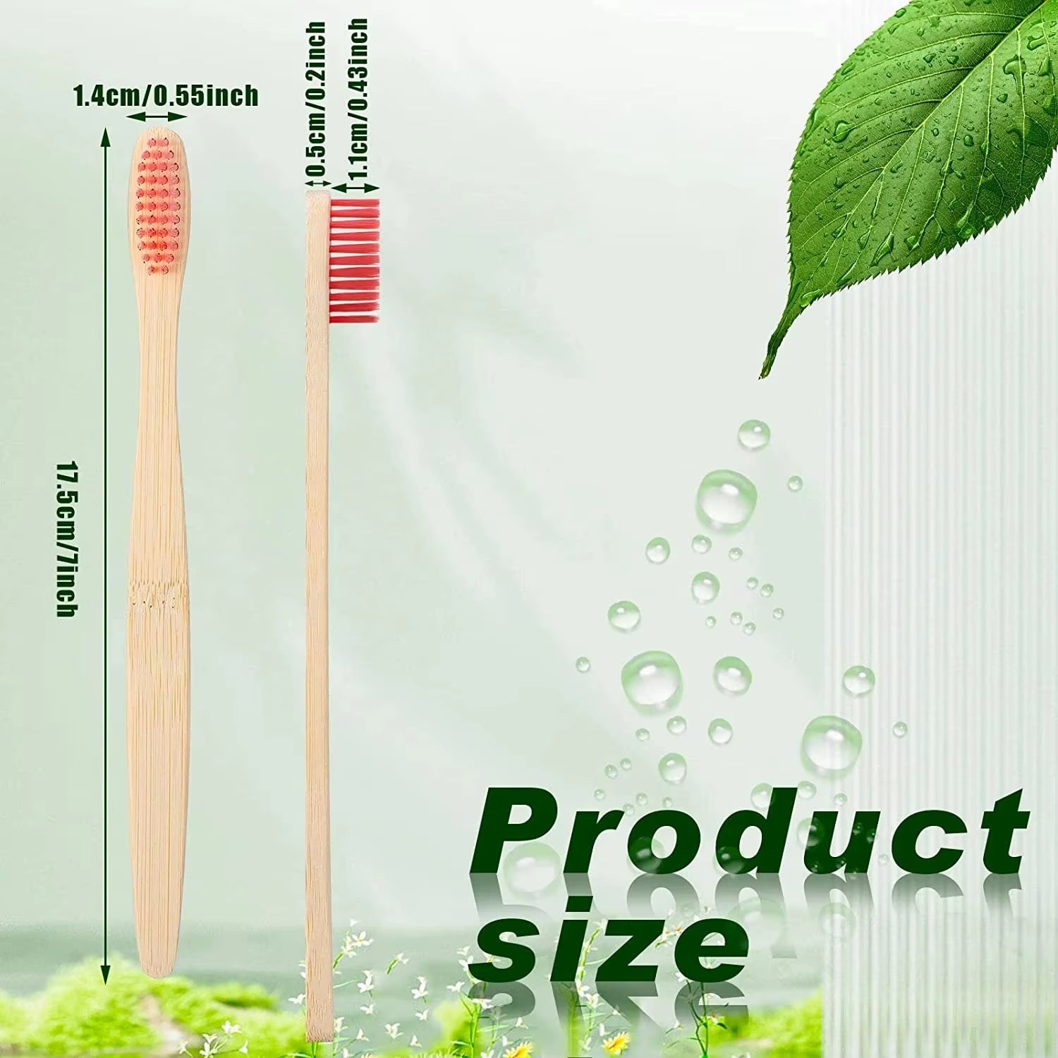 10Pcs Colorful Toothbrush Natural Bamboo Tooth Brush Set Soft Bristle Charcoal Teeth Eco Bamboo Toothbrushes Dental Oral Care