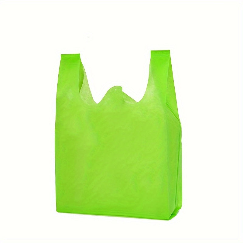 12-Pack Reusable Non-Woven Tote Bags, 4 Assorted Sizes, Eco-Friendly Grocery Shopping Bags, Multipurpose Storage & Gift Bags for Halloween, Christmas, Party Supplies - Suitable for Ages 14+ Chef's Market