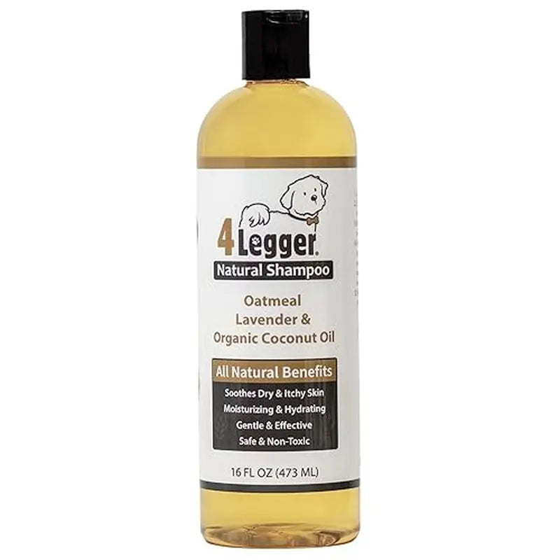 Organic Dog Shampoo USDA Certified Organic, All Natural Hypoallergenic Dog Shampoo with Oatmeal, Lavender, and Coconut O