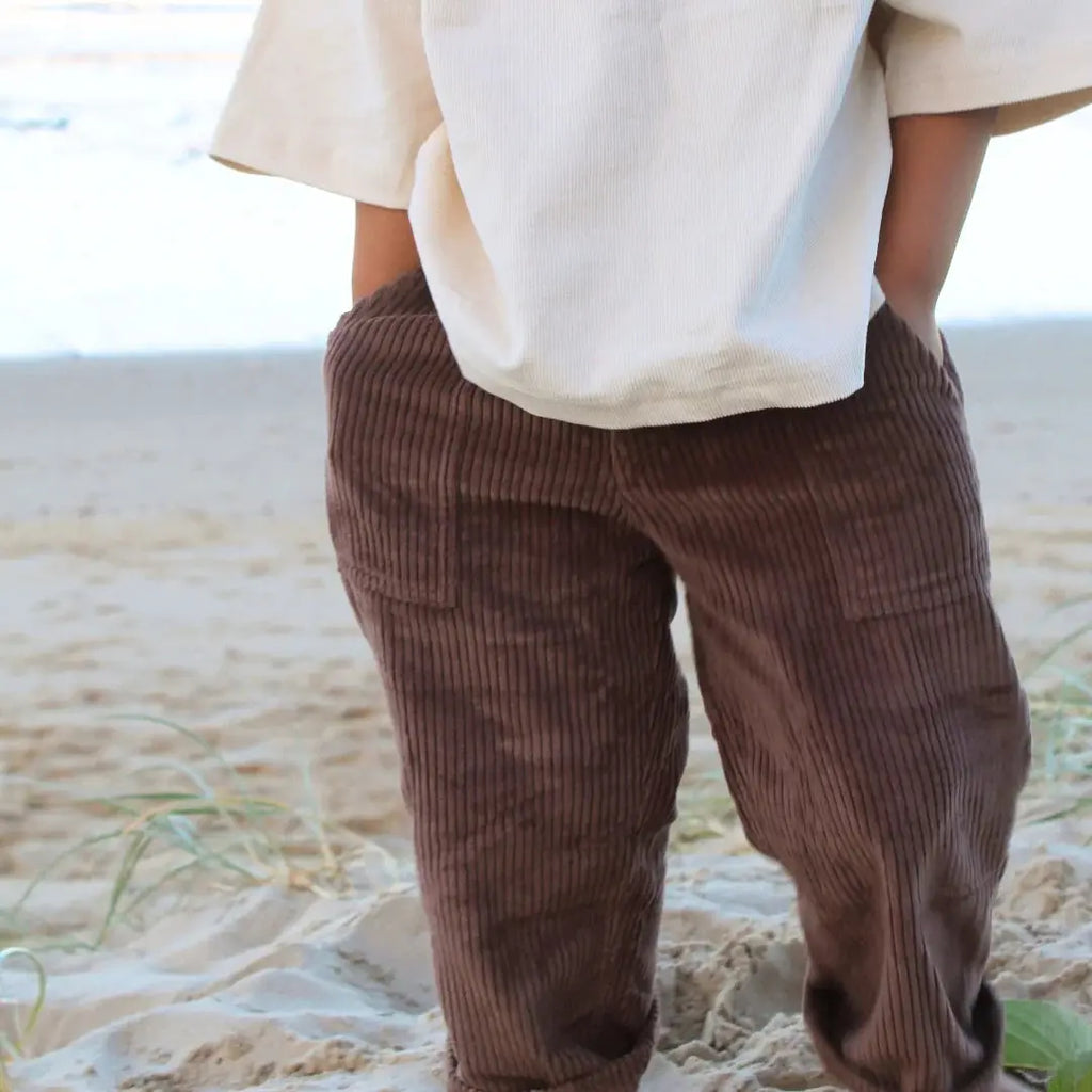 Kids Organic Cotton Corduroy Pants