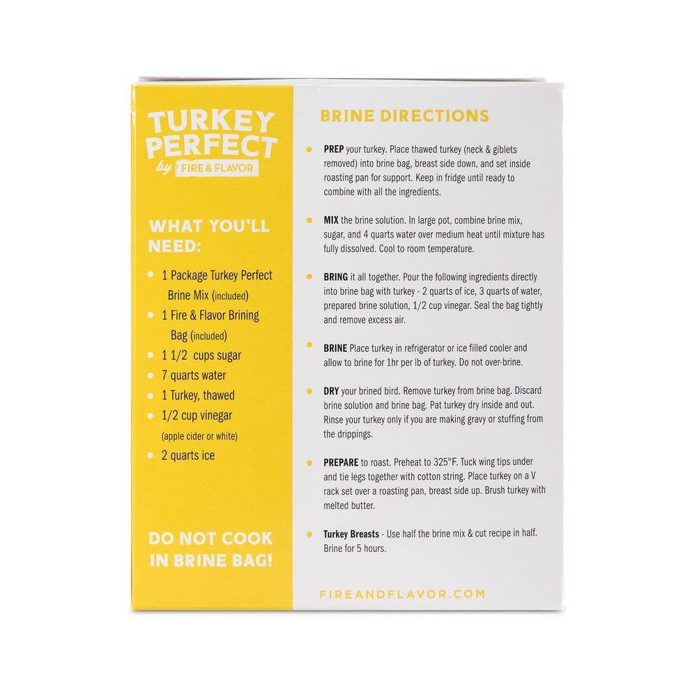 All-Natural Lemon Pepper Brine Kit, Includes Brining Bag, 14.4Oz Marinades