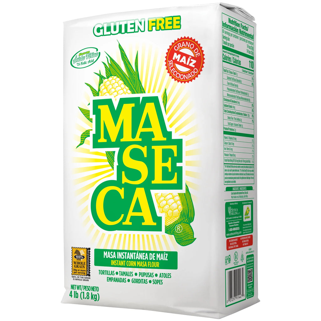 (4 Pack)  Gluten Free Instant Corn Masa Flour 4 Lb