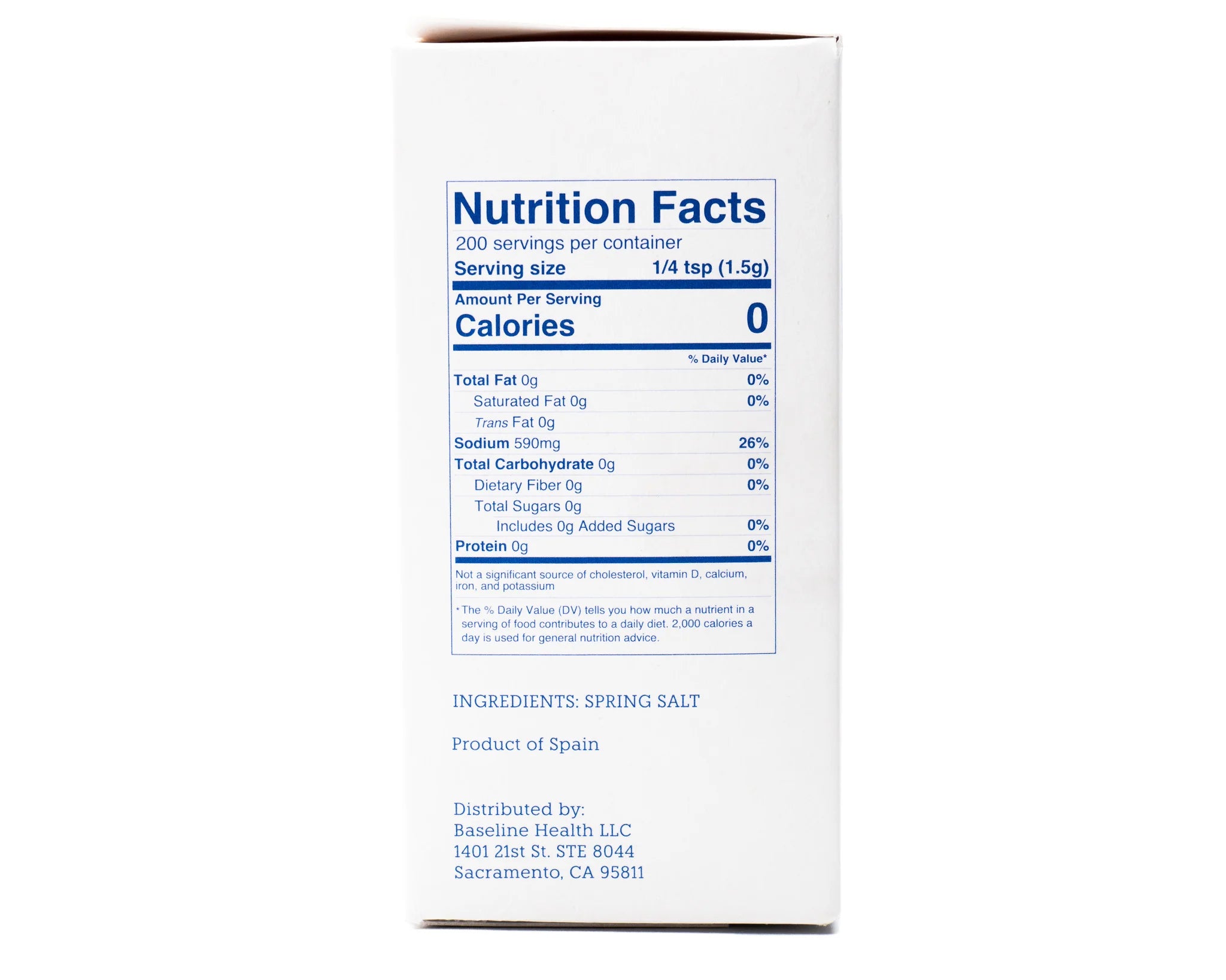 Fine Spring Salt (300G) - Microplastic Free