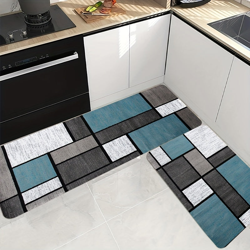 1pc Soft Thickened Kitchen Floor Mat, Non-slip Oil-proof Floor Mat, Waterproof Runner Rug, Dirt-resistant Floor Carpet, Machine Washable, Entrance Doormat, Kitchen Living Room Laundry Bathroom Water-absorbing Floor Mat, Room Chef's Market