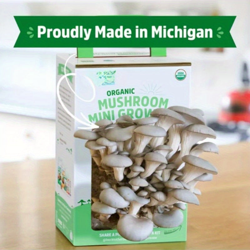Organic Mushroom Mini Grow Kit Pearl Oyster Chef's Market