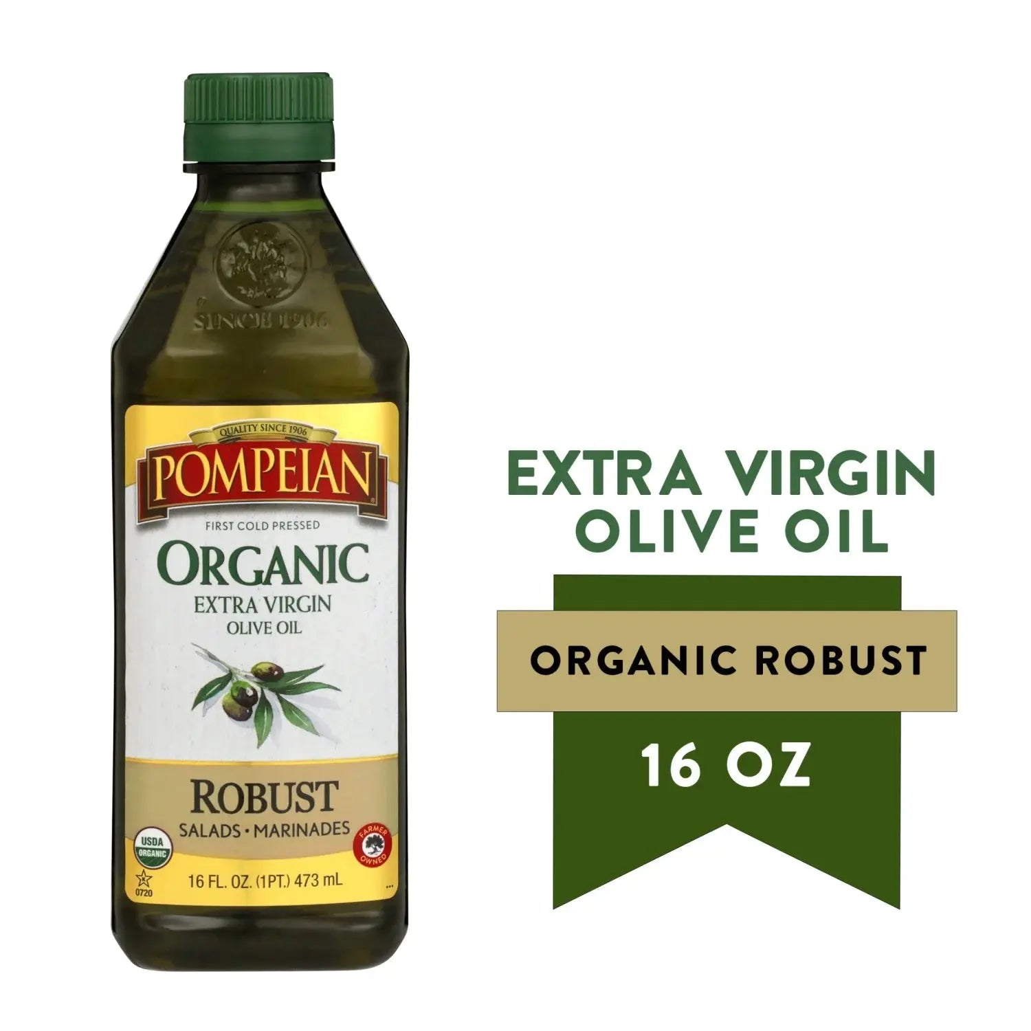 Organic Robust Extra Virgin Olive Oil - 16 Fl Oz