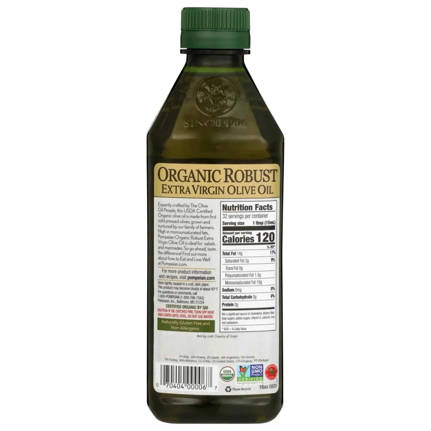 Organic Robust Extra Virgin Olive Oil - 16 Fl Oz