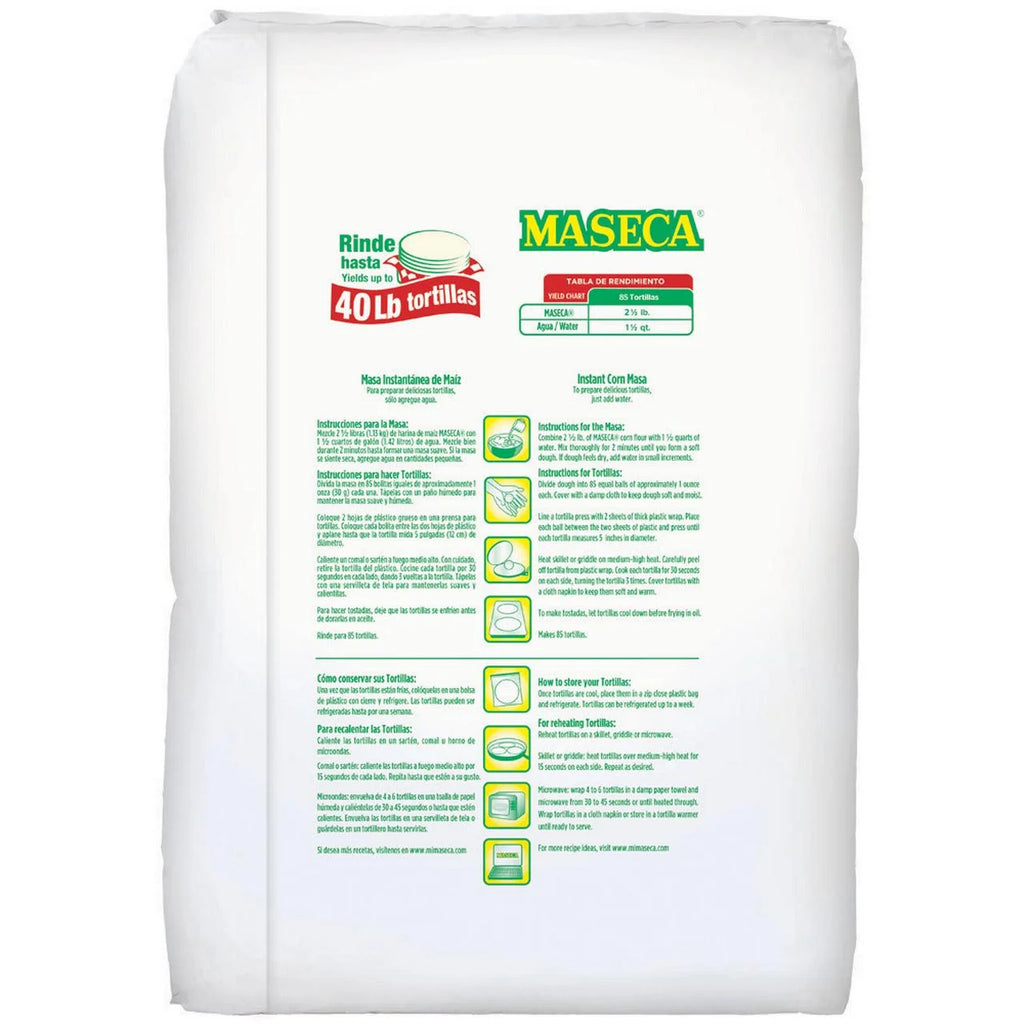 Gluten Free Instant Corn Masa Flour 22 Lb