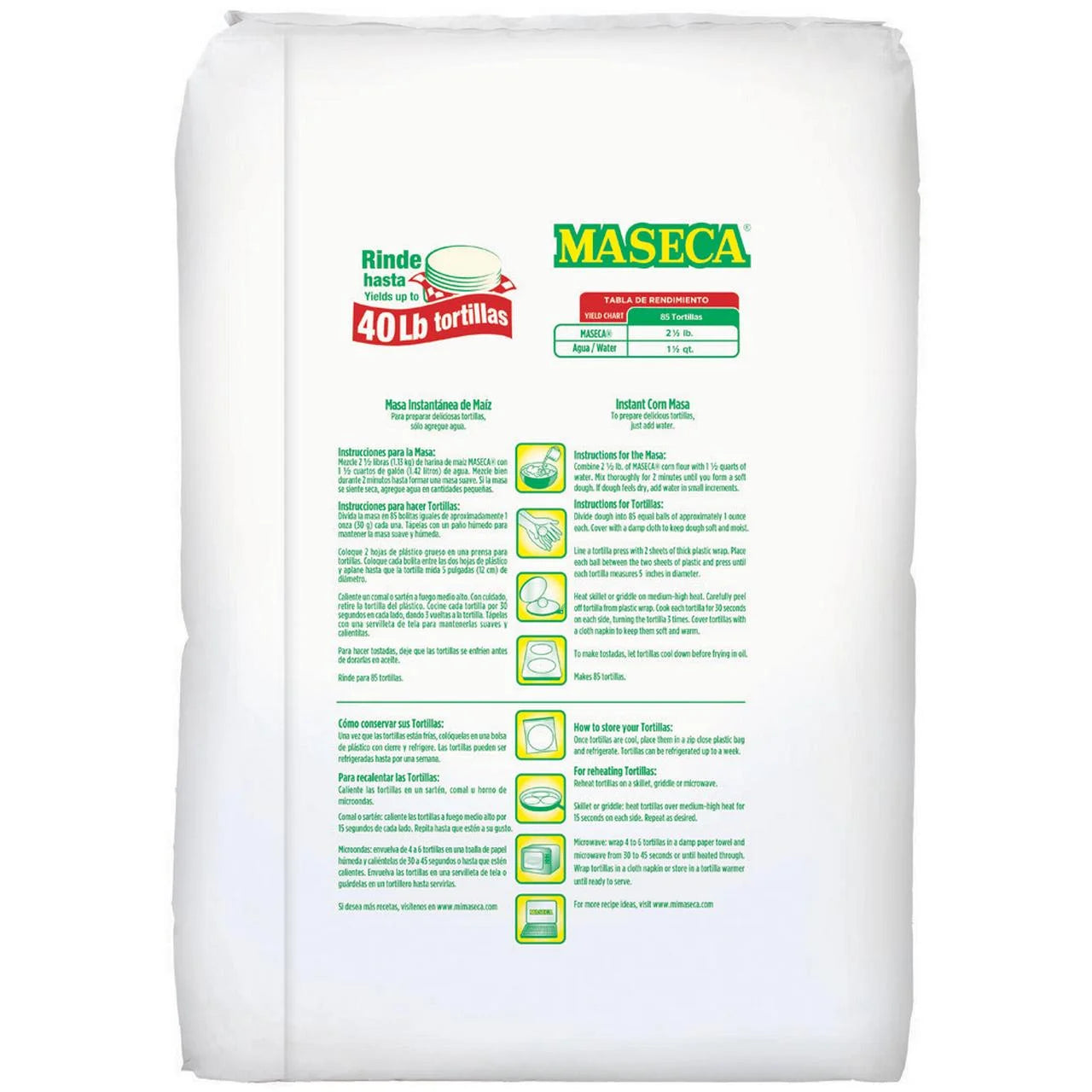 Gluten Free Instant Corn Masa Flour 22 Lb
