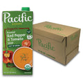 Pacific Foods Organic Light in Sodium Roasted Red Pepper Tomato Soup 32 Oz 12...