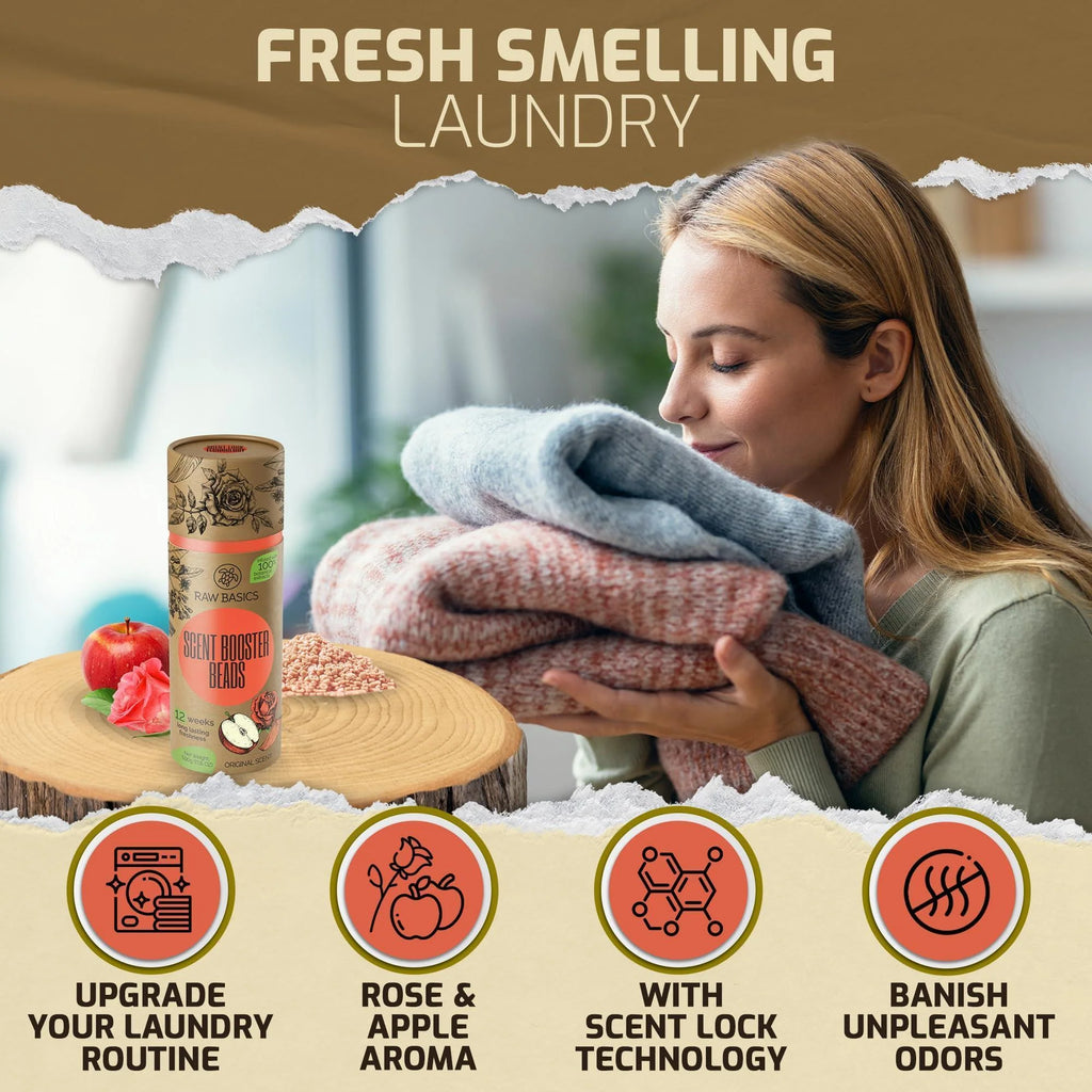 Laundry Scent Boosters Original Aroma Washer Beads and Deodorizer Supplies Fragrance Essentials for All Fabric Scented Bulk Odor Eliminator and Clothes Refresher Long Lasting Smell Remover