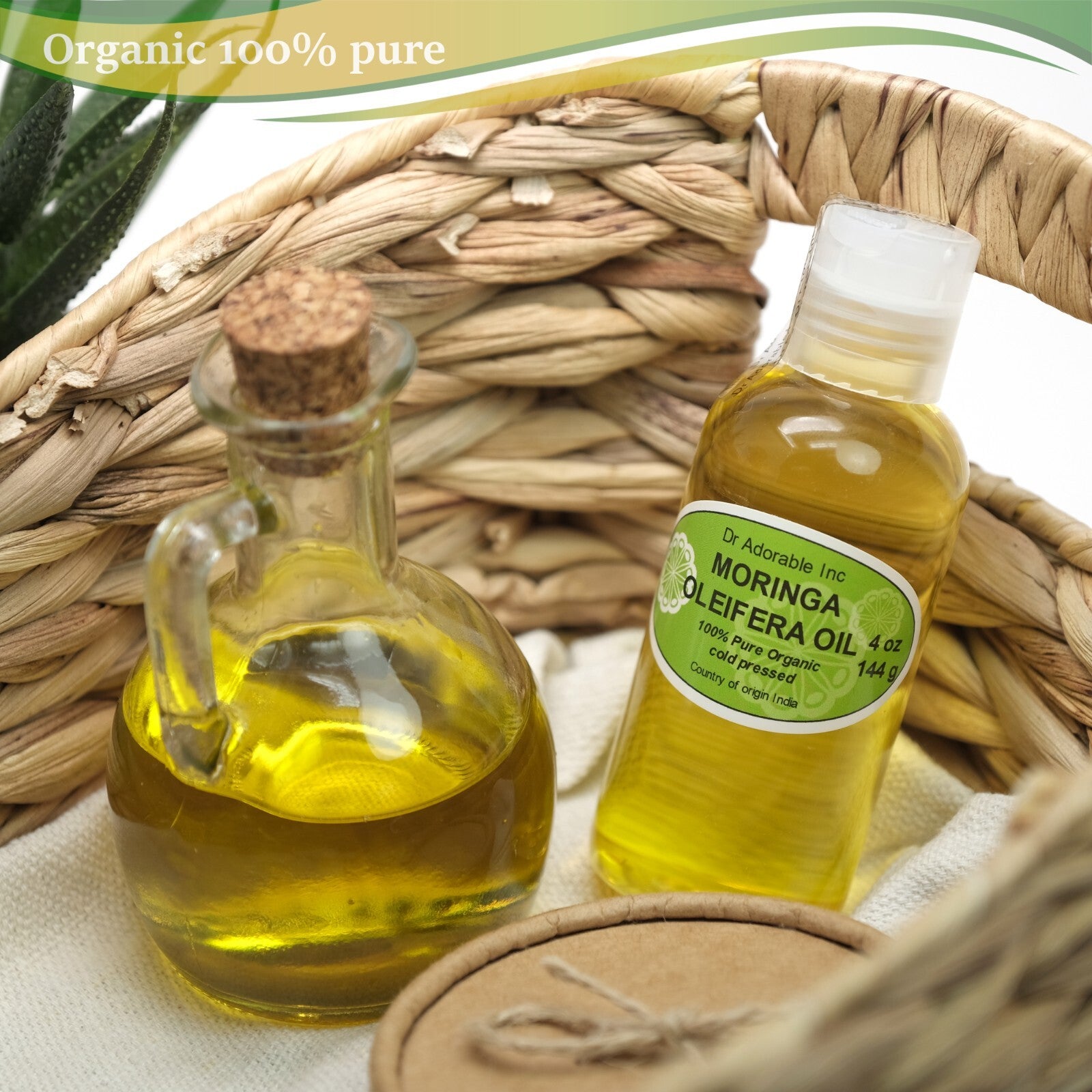 Organic Moringa Oleifera Oil 100% Pure Organic 2 Oz up to Gallon Free Shipping