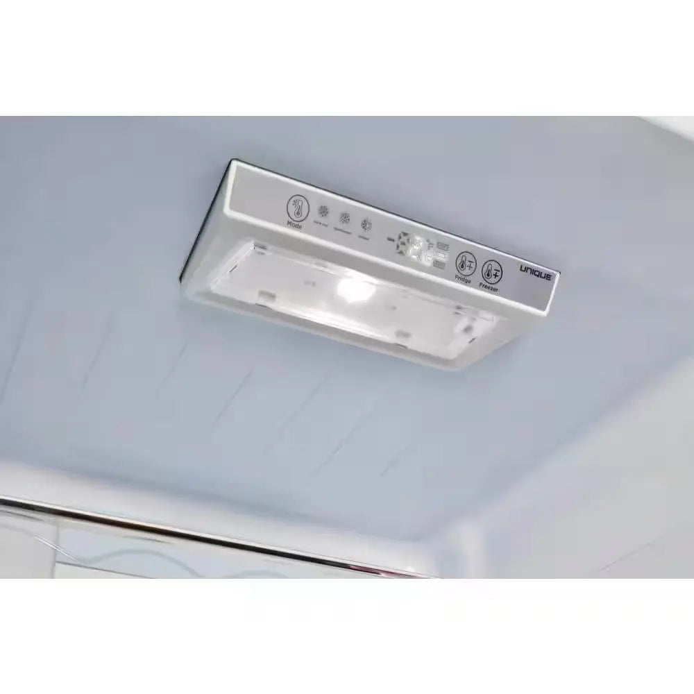 Classic Retro 23.6 in 11.7 Cu. Ft. Frost Free Retro Bottom Freezer Refrigerator in Summer Mint Green, ENERGY STAR