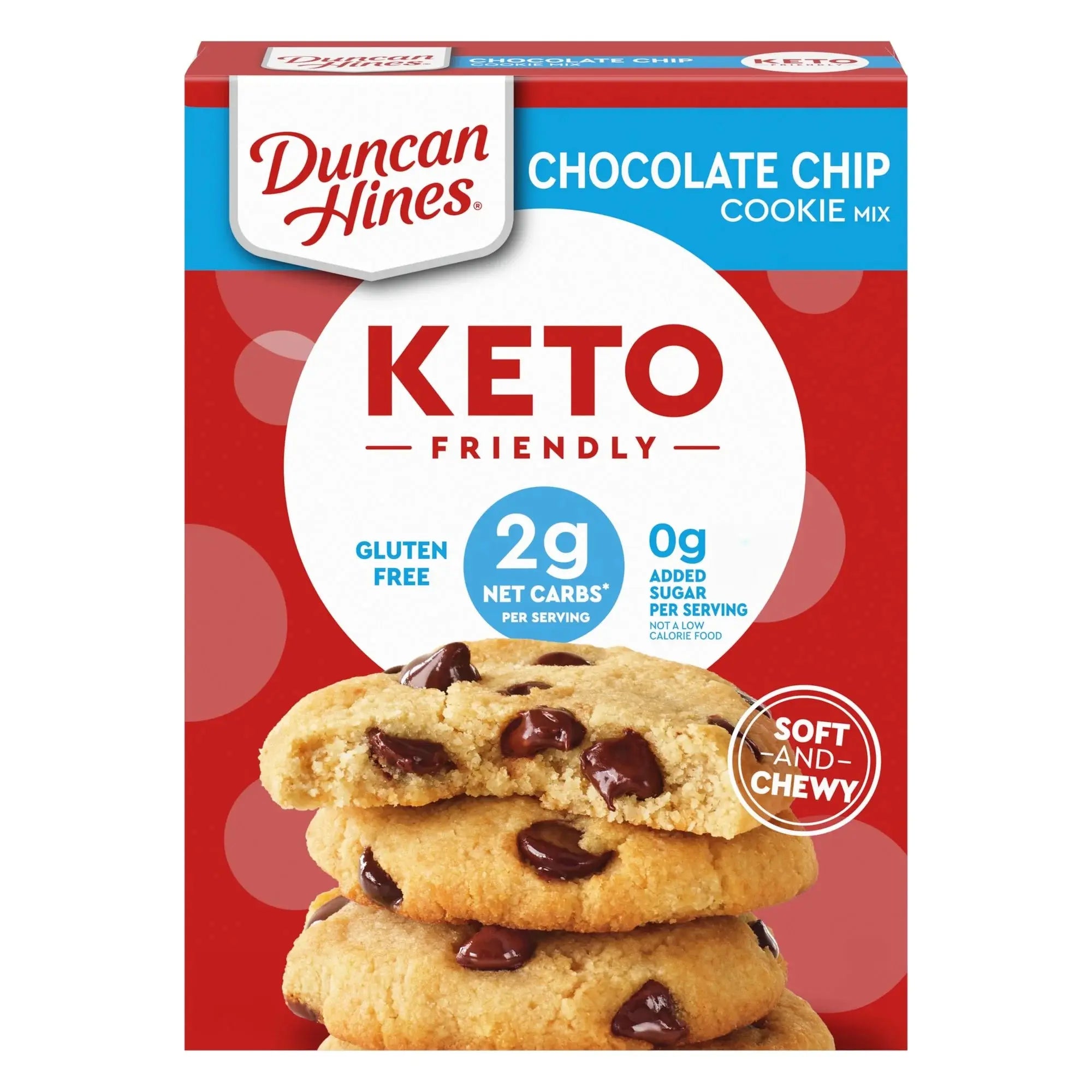 Keto Friendly Chocolate Chip Cookie Mix, Gluten Free, Thanksgiving Cookies, 8.8 Oz.
