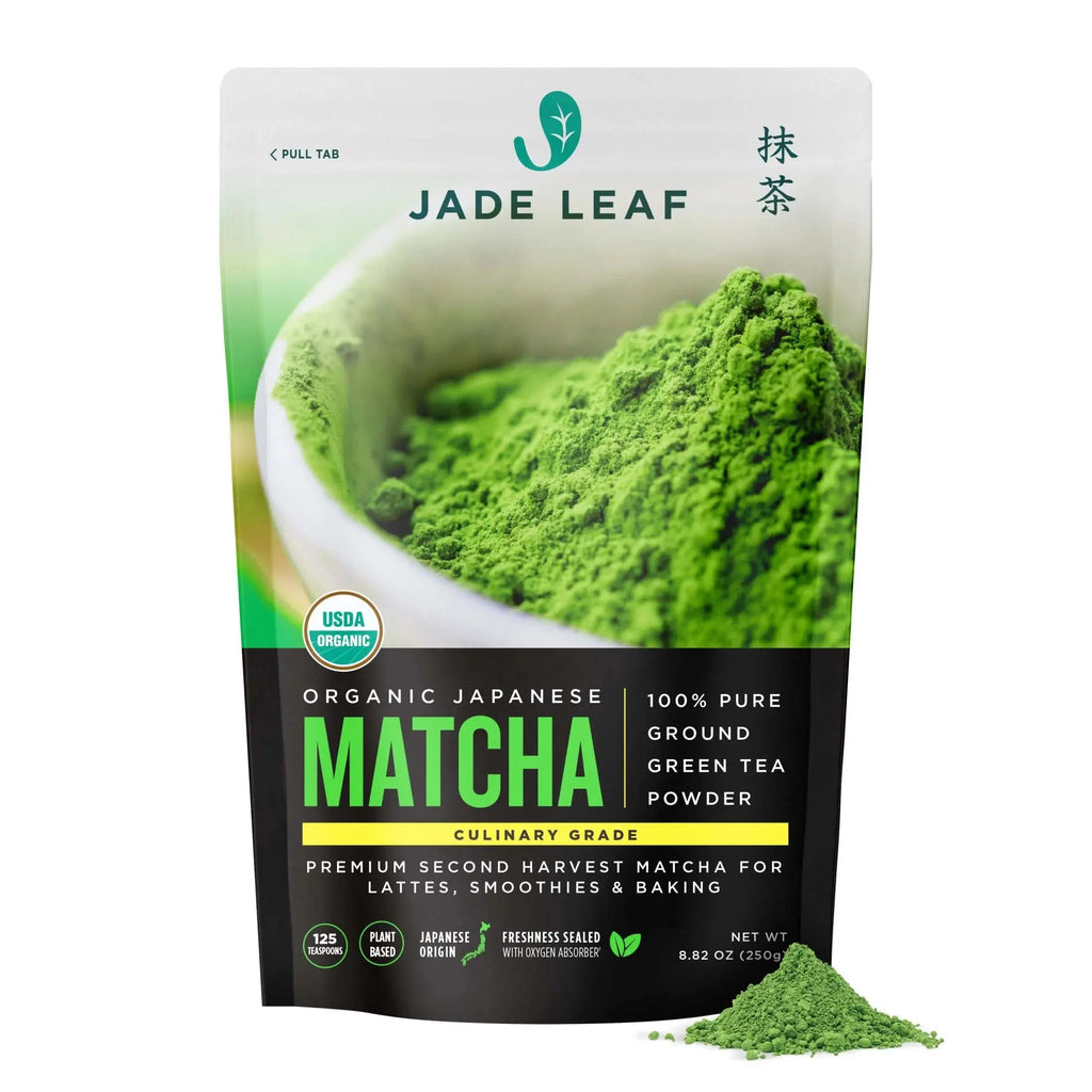 Green Tea Matcha Powder, Culinary Grade, Plant Based, 8.82Oz Pouch