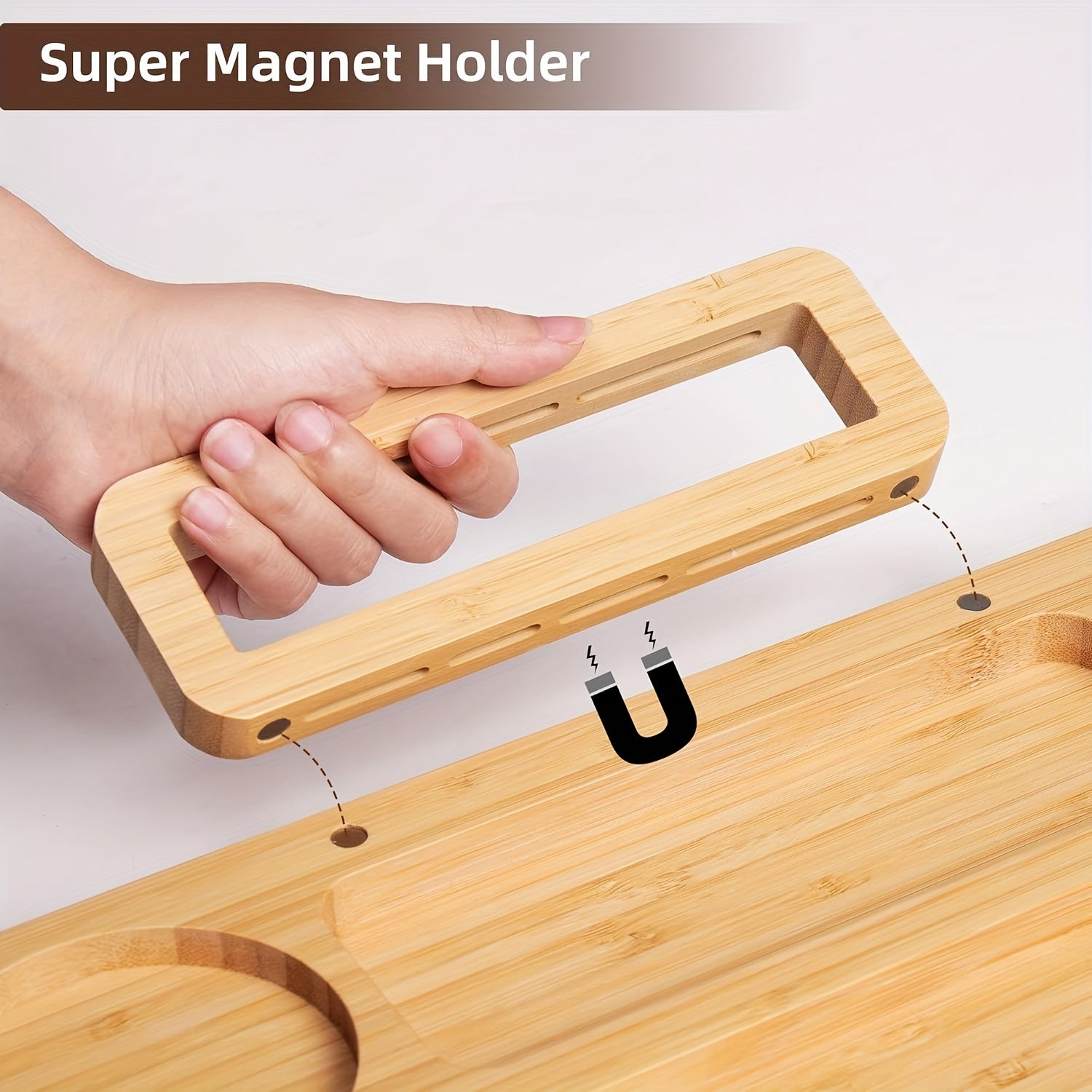 Premium Bamboo Cheese Board Set with Knife, Fork, and Spoon - Perfect for Christmas, Thanksgiving, Easter, Halloween, and More - Includes Cheese Board, Fruit Platter, and Dipping Sauces Chef's Market