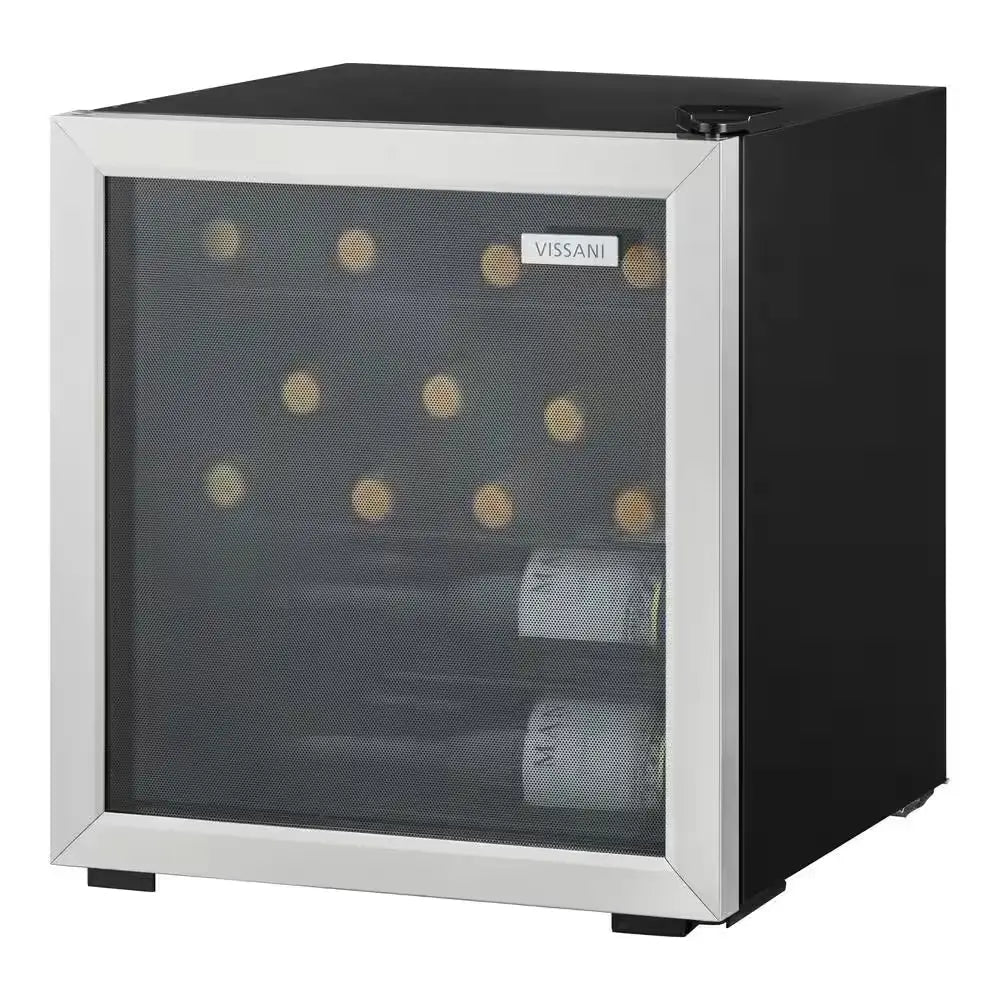 18 In. Single Zone Beverage and Wine Cooler in Stainless Steel