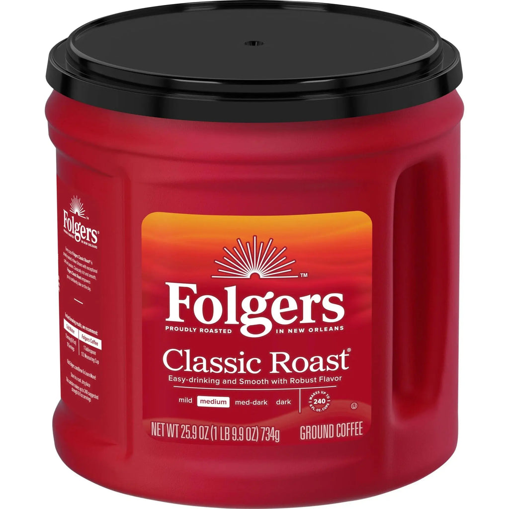 Classic Roast Ground Coffee, Medium Roast, 25.9 Oz Canister