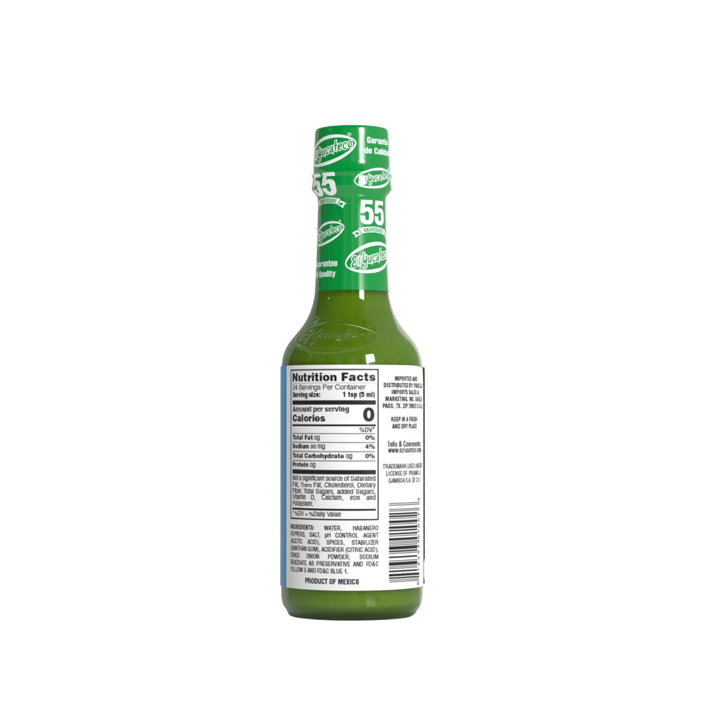 (12 Pack)  Green Habanero Hot Sauce, 4 Fl Oz