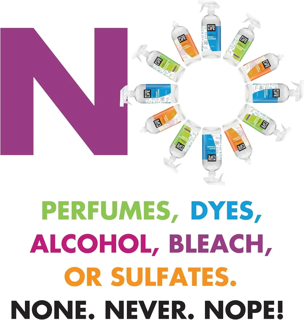 All Purpose Cleaner - Multipurpose Home and Kitchen Cleaning Spray for Glass, Countertops, Appliances, Upholstery & More - Multi-Surface Spray Cleaner - 32Oz (Pack of 2) Unscented