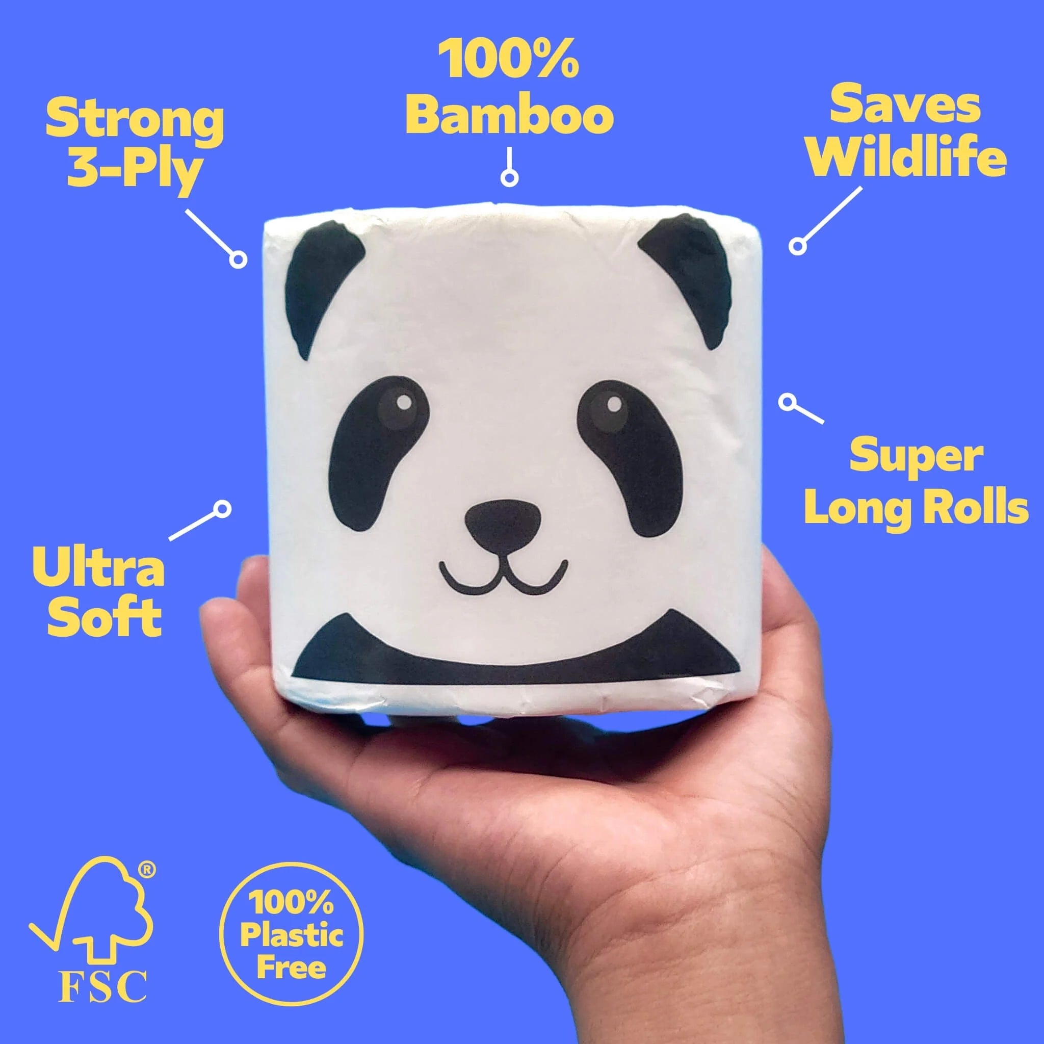 100% Bamboo Toilet Paper