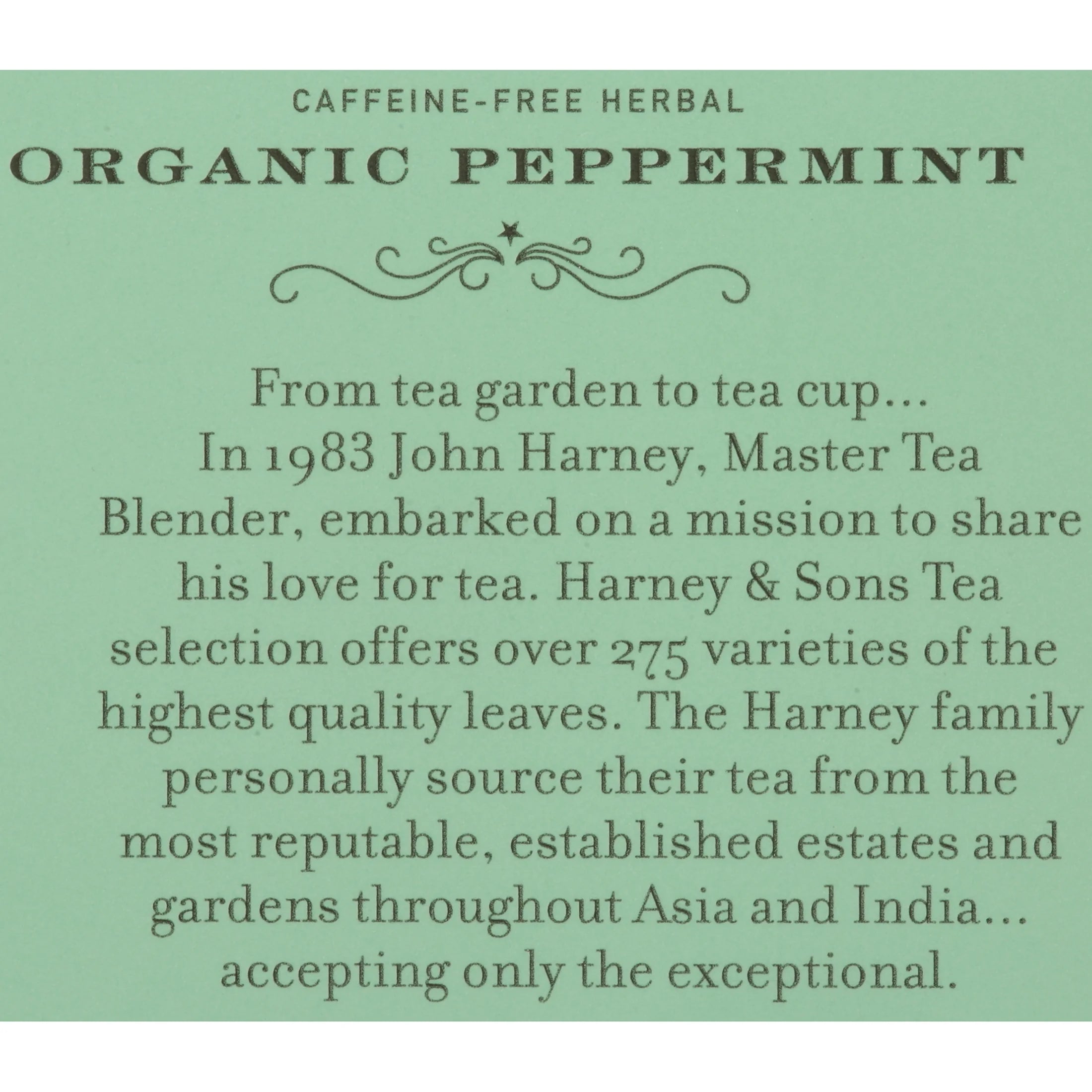, Organic Peppermint Herbal Tea Bags, Caffeine Free, 1.76 Oz, 50 Count