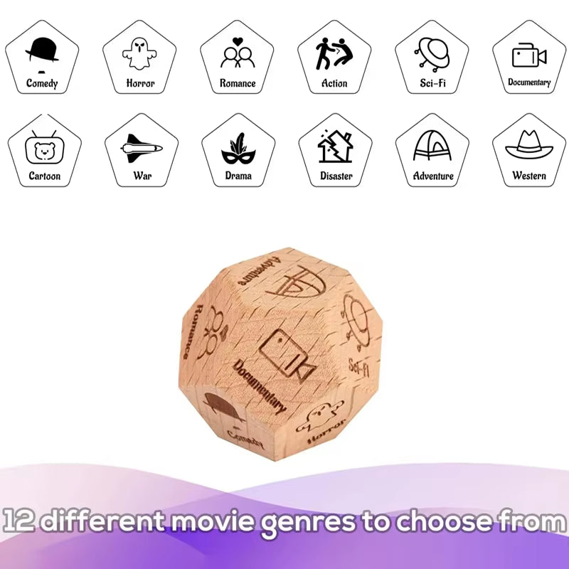 Dice for Her Him Couples Gift Ideas Food Decision Dice Games Christmas Birthday Valentines Day Gifts for Wife Husband