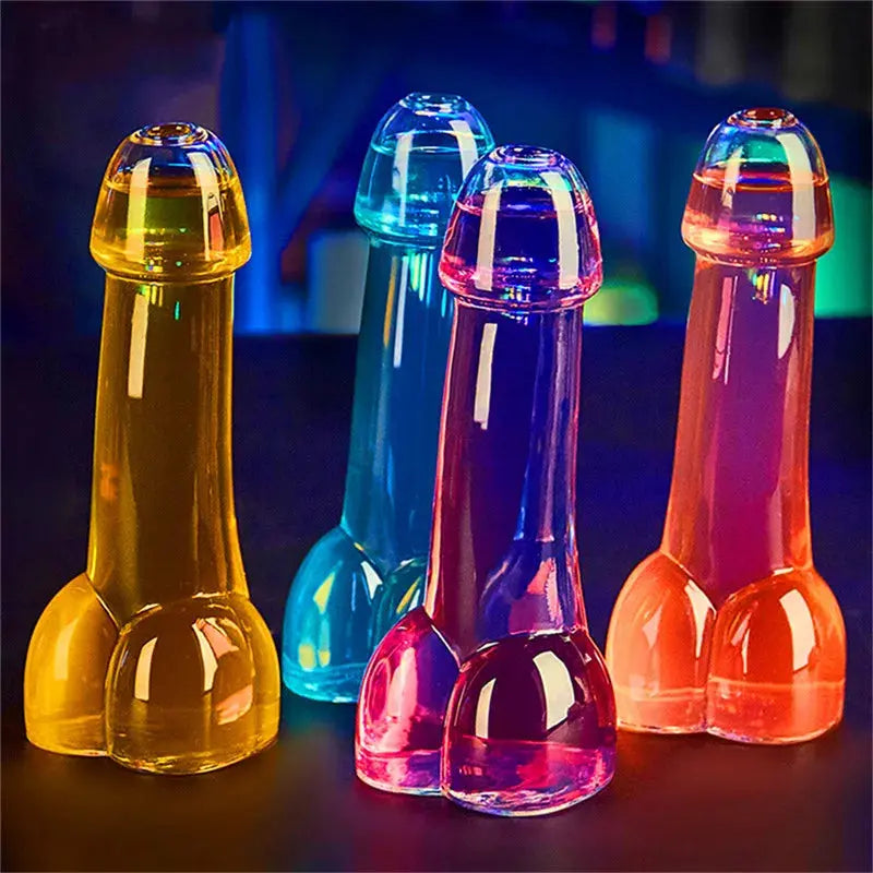 12Pcs Shot Penis Glass Cups Cocktail Genital Dicky Hen Party Night Bar Mugs Clear Wine Of Glasses Small Mouth Willy For Drinks colegio culinario de morelia