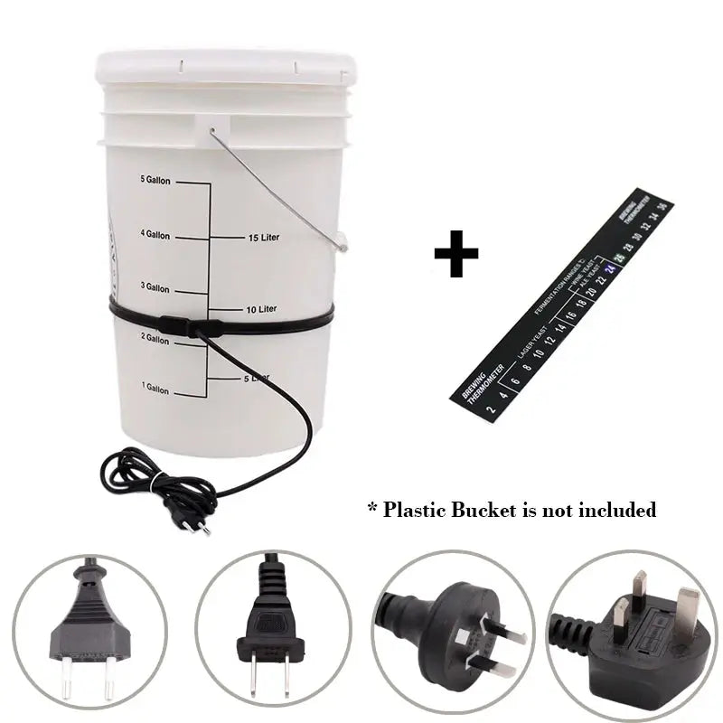 Homebrew Brew Belt Fermentation Heating Belt for Beer Wine Spirits 25Watt Plastic Fermenter Bucket 220V/110V EU/US Plug colegio culinario de morelia