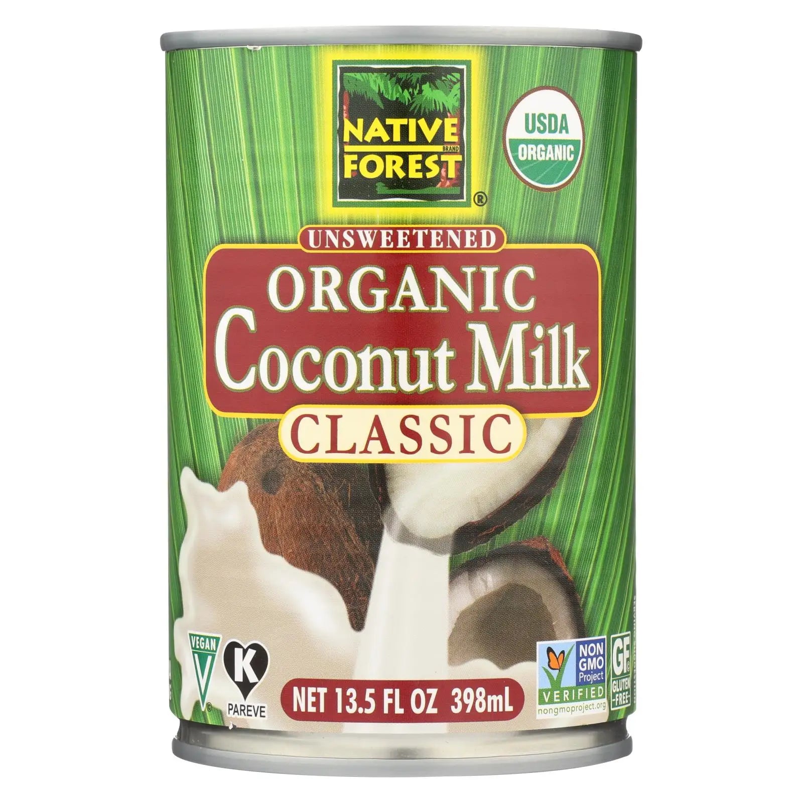 UD2 Native Forest Organic Classic Non-Dairy Creamer Case of 12 Coconut Milk 13.5 Fl Oz Chef's Market