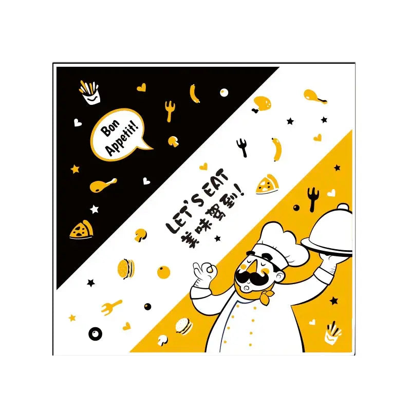 25Pcs Wax Paper Food Grade Grease Paper Food Wrappers Bread Sandwich Burger Fries Baking Tools Oilpaper Fast Food Customized colegio culinario de morelia