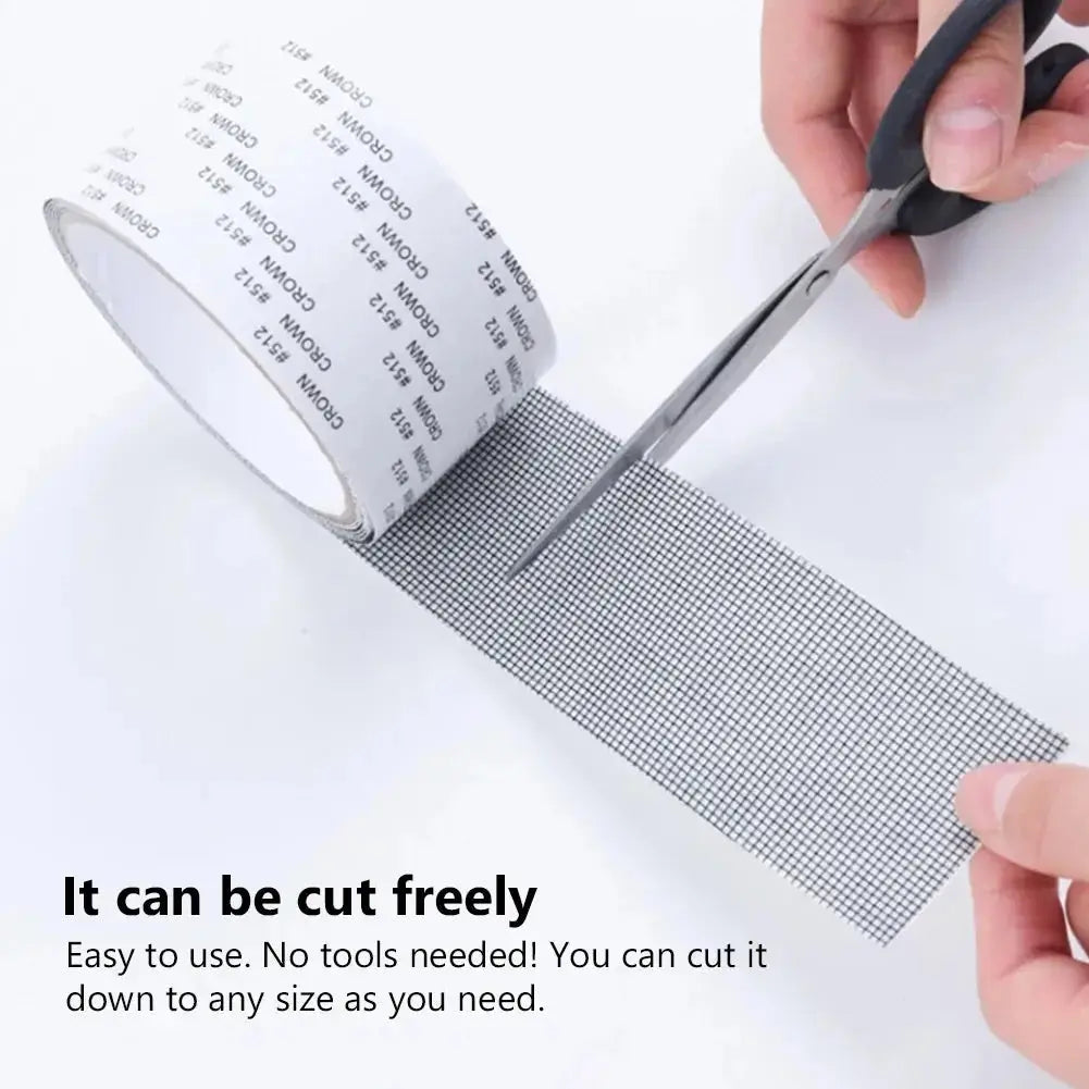 Fix Net Window Home Adhesive Anti Mosquito Fly Bug Insect Repair Screen Wall Patch Stickers Mesh Window Screen Window Net Mesh colegio culinario de morelia