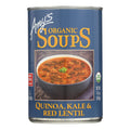 UD2 Amy's Organic Soups Case of 12 14.4 oz Quinoa Kale and Lentil Dried Instant Food with Salt As Primary Ingredient Chef's Market