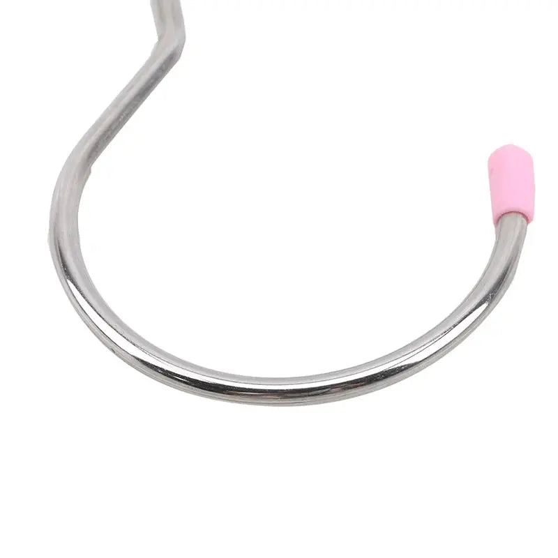 Hanger Hanging Hole Clothes Chain Stainless Steel Hanging Chain Hooks Storage Cloth Closet Hangers Shirts Tidy Save Home Space colegio culinario de morelia