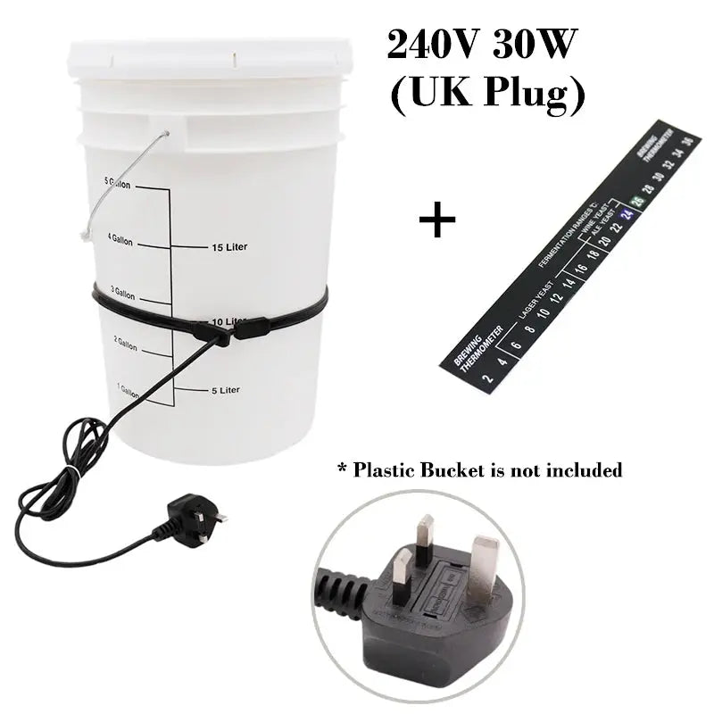 Homebrew Brew Belt Fermentation Heating Belt for Beer Wine Spirits 25Watt Plastic Fermenter Bucket 220V/110V EU/US Plug colegio culinario de morelia