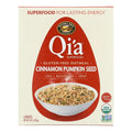 UD2 Nature's Path Organic Qi'a Superfood Hot Oatmeal Cinnamon Pumpkin Seed 8 Oz./pack Case of 6-Instant Breakfast Cereal in Box Chef's Market