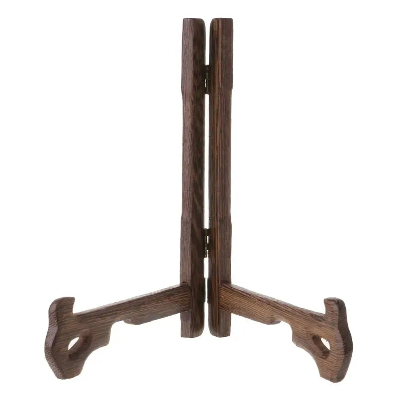3-7 Inch Tall Wood Display Stand Holder Easels For Plates Photos Tea Tray 5 Size colegio culinario de morelia