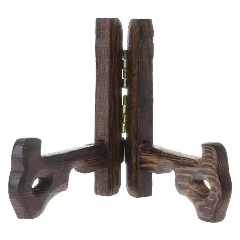 3-7 Inch Tall Wood Display Stand Holder Easels For Plates Photos Tea Tray 5 Size colegio culinario de morelia