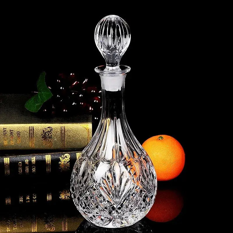 Crystal Glass Wine Red Bottle  Wine Decanter Whiskey Liqour Pourer Home Bar Vodka Beer Bottle Jar Jug JR colegio culinario de morelia