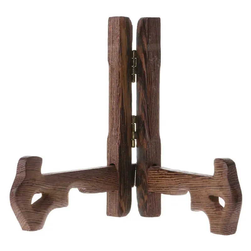 3-7 Inch Tall Wood Display Stand Holder Easels For Plates Photos Tea Tray 5 Size colegio culinario de morelia