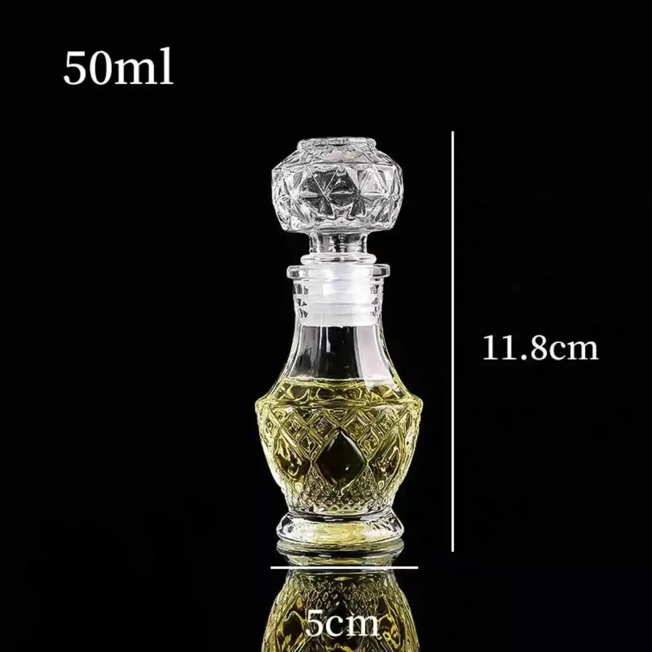 5 10 15 Pcs Whiskey Liquor Bottle 50ml Cute Glass Dispenser Mini Alcohol Guest Gift Wedding Decanter Wine Pot Shot Jars Bar Set colegio culinario de morelia